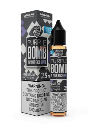 سالت نیکوتین ویگاد پرپل بمب آیس با طعم انگور یخی