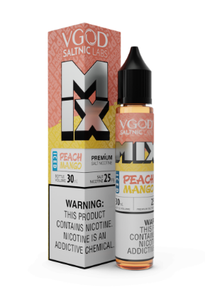 سالت نیکوتین ویگاد میکس هلو انبه یخ - VGOD MIX Iced Peach Mango