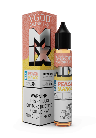 سالت نیکوتین ویگاد میکس هلو انبه یخ - VGOD MIX Iced Peach Mango