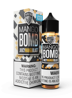 خرید جویس ویگاد انبه یخ بمب اصل طعم انبه خنک (VGOD Iced Mango Bomb)