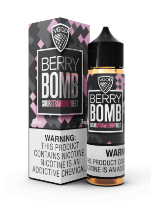تصویر  VGOD Juice  Eliquid Strawberry Bomb || جویس ویگاد توت فرنگی