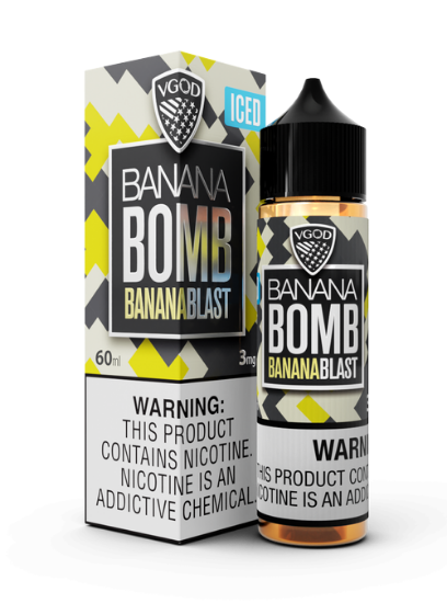 خرید جویس ویگاد بنانا بمب یخ اصل طعم موز خنک (VGOD Iced Banana Bomb)