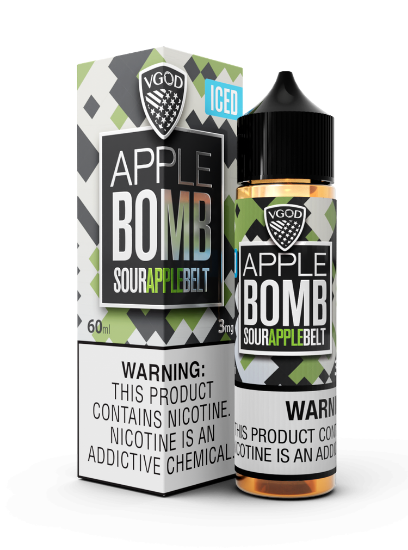 خرید جویس ویگاد اپل بمب یخ اصل طعم سیب ترش خنک (VGOD Iced Apple Bomb)