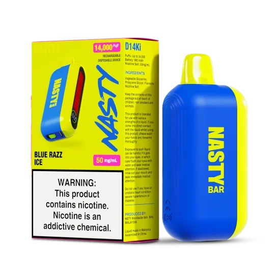 پاد ناستی ۱۴۰۰۰ پاف Blue Razz Ice اصل
