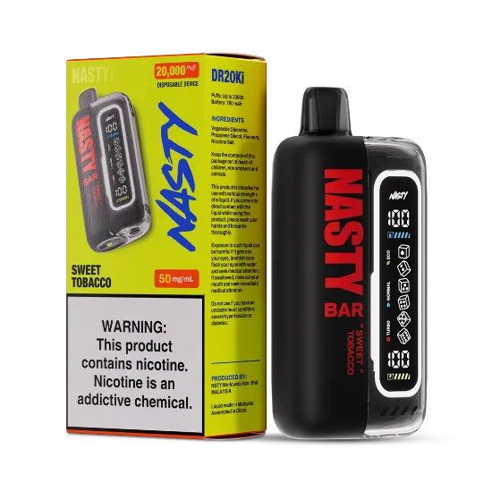 تصویر  NASTY-Sweet-Tobacco || پاد یکبار مصرف تنباکو شیرین