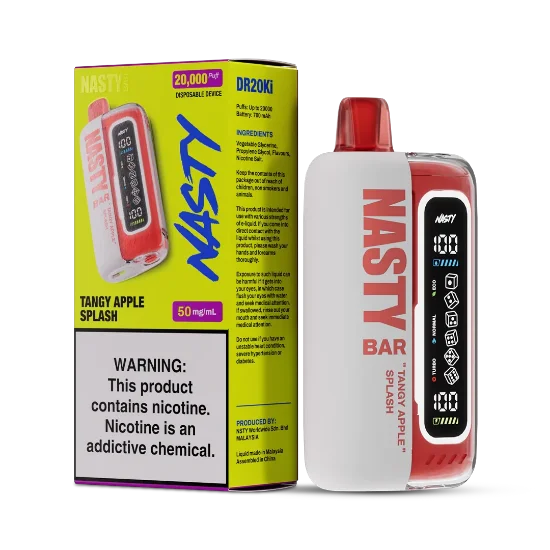 تصویر  NASTY-Tangy-Apple-Splash || پاد یکبار مصرف سیب 