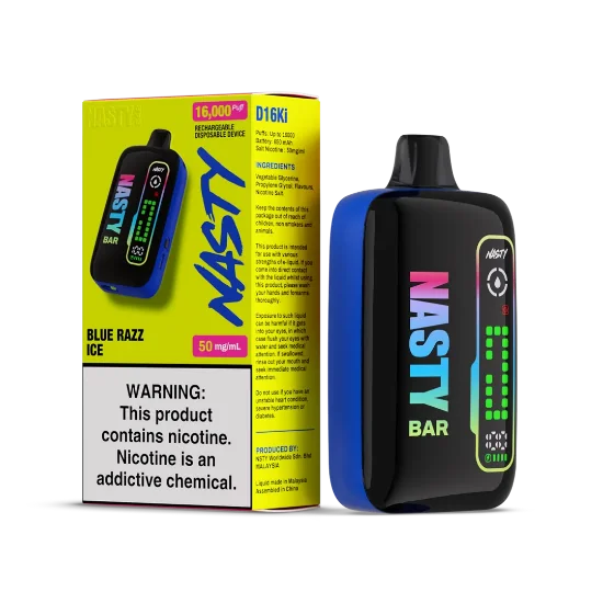 تصویر  NASTY-Blue-Razz-Ice || پاد یکبار مصرف نستی رازبری یخ