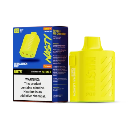 تصویر  NASTY-Shisha-Lemon-Mint || پاد یکبار مصرف قلیونی لیمو نعنا