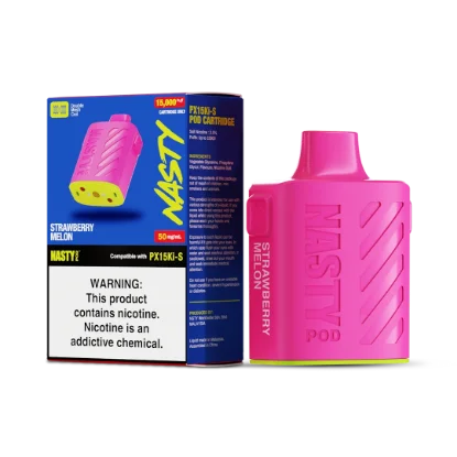 تصویر  NASTY-Strawberry-Melon || پاد یکبار مصرف نستی توت فرنگی طالبی