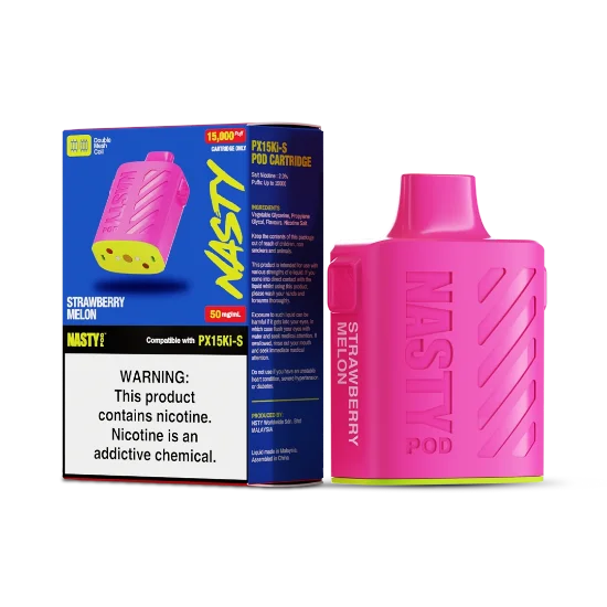 تصویر  NASTY-Strawberry-Melon || پاد یکبار مصرف نستی توت فرنگی طالبی
