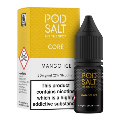 تصویر  Pod Salt Mango Ice 10ml Nicotine Salt || سالت نیکوتین پاد سالت ۱۰ میل انبه یخ