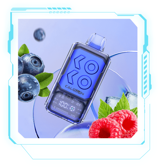 تصویر  پاد یکبار مصرف یوول کالیبرن بار S18000 بلو رزبری آیس (Uwell Caliburn Bar S18000 Blue Razz Ice)
