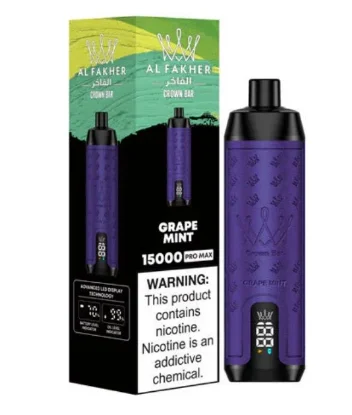 پاد یکبار مصرف الفاخر پرو 15000 پاف طعم انگور نعناع