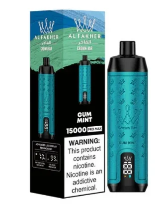 پاد یکبار مصرف الفاخر پرو 15000 پاف طعم آدامس نعناع