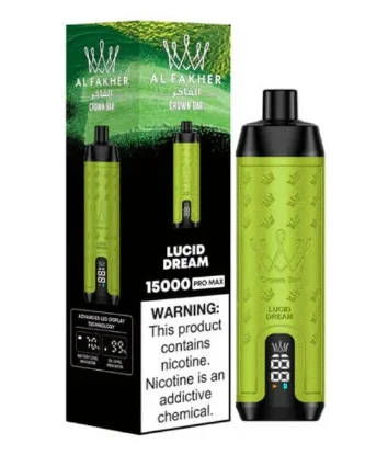 پاد یکبار مصرف الفاخر پرو 15000 پاف طعم لوسید دریم