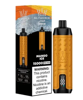 پاد یکبار مصرف الفاخر پرو 15000 پاف طعم انبه یخ