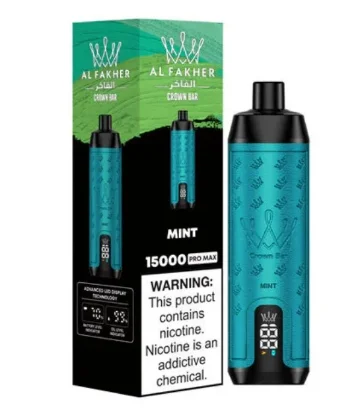 پاد یکبار مصرف الفاخر پرو 15000 پاف طعم نعناع