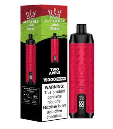 پاد یکبار مصرف الفاخر پرو 15000 پاف طعم دوسیب