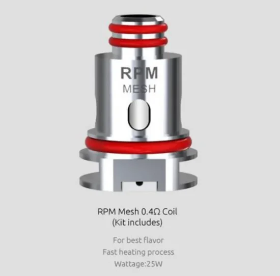 خرید کویل اسموک آر پی ام مش 0.4 اهم اصل (SMOK RPM Mesh Coil)