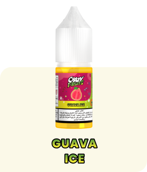 سالت نیکوتین توکیو کرزی فروت طعم گواوا یخ ۱۰ میلی‌لیتر اصل Tokyo Crazy Fruits Guava Ice