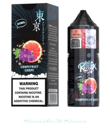 سالت نیکوتین توکیو رمیکس طعم گریپ فروت انگور ۳۰ میلی‌لیتر اصل Tokyo Remix Grapefruit Grape