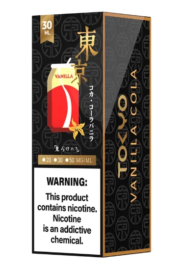 سالت نیکوتین توکیو سری گلدن طعم وانیل کولا ۳۰ میلی‌لیتر اصل Tokyo Golden Vanilla Cola