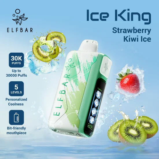 پاد Strawberry Kiwi Ice Elfbar Ice King 30k اصل