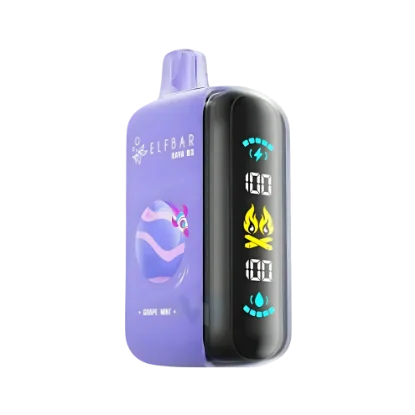 ویپ یکبار مصرف الف بار ۲۵۰۰۰ پاف Raya D3 انگور نعنا اصل