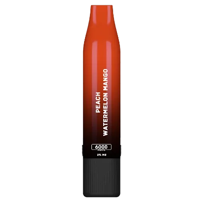 پاد یکبار مصرف ایکس‌ترا ۶۰۰۰ پاف هلو هندوانه انبه اصل