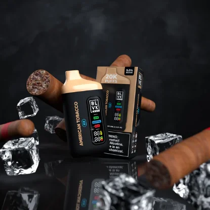 ویپ یکبار مصرف بلک بار ۲۰۰۰۰ پاف تنباکو آمریکایی اصل