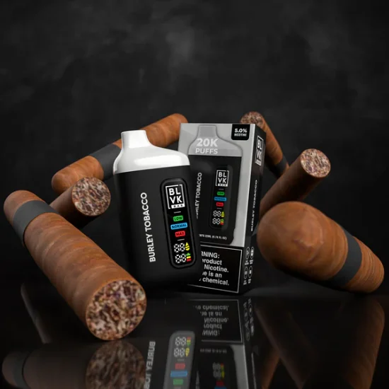 ویپ یکبار مصرف بلک بار ۲۰۰۰۰ پاف تنباکو برلی اصل