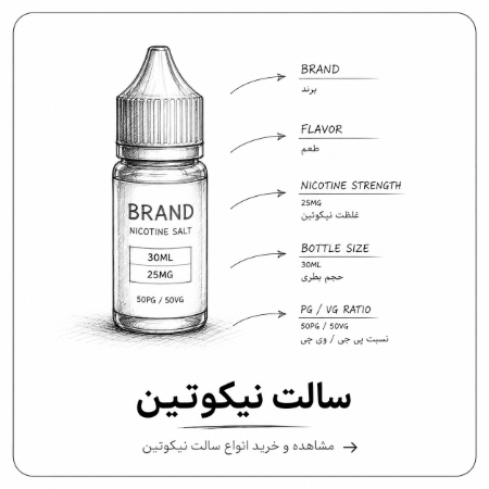 تصویر برای دسته  سالت نیکوتین