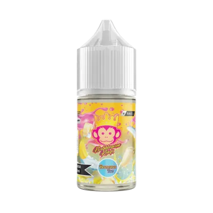 تصویر  سالت نیکوتین دکتر ویپز آدامس موز یخ (Dr.Vapes Dr Vapes Bubblegum Kings Banana Ice)