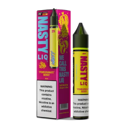 تصویر  سالت نیکوتین نستی لیک انار بری ۶۰ میل (Nasty Liq Pomegranate Berry 60ml)