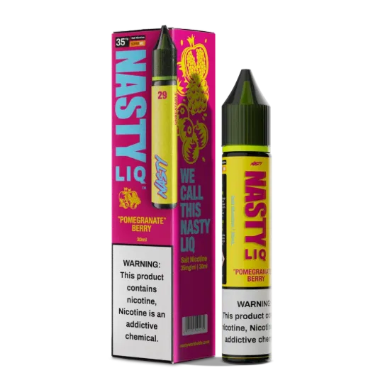 تصویر  سالت نیکوتین نستی لیک انار بری ۶۰ میل (Nasty Liq Pomegranate Berry 60ml)