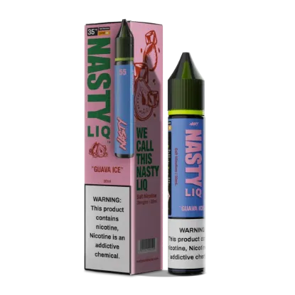تصویر  سالت نیکوتین نستی لیک توت فرنگی کیوی میکس ملس ۶۰ میل (Nasty Liq Strawberry Kiwi 60ml)