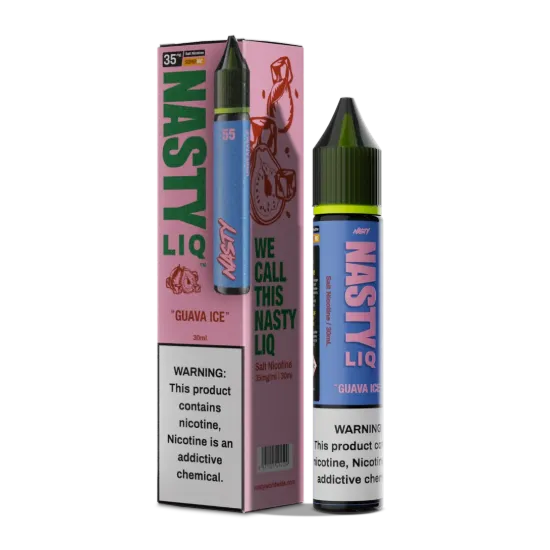 تصویر  سالت نیکوتین نستی لیک توت فرنگی کیوی میکس ملس ۶۰ میل (Nasty Liq Strawberry Kiwi 60ml)