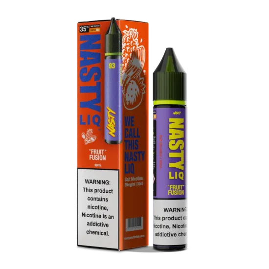 تصویر  سالت نیکوتین نستی لیک فروت فیوژن میکس میوه ۶۰ میل (Nasty Liq Fruit Fusion 60ml)