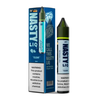 تصویر  سالت نیکوتین نستی لیک کلیر بدون طعم ۶۰ میل (Nasty Liq Clear 60ml)