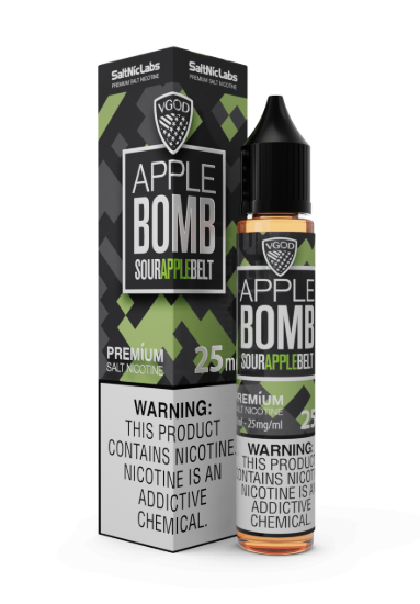 تصویر  سالت نیکوتین ویگاد اپل بمب (VGOD SaltNic Apple Bomb)