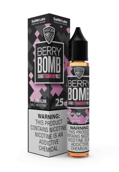 تصویر  سالت نیکوتین ویگاد بری بمب (VGOD SaltNic Berry Bomb)