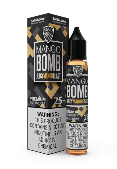 تصویر  سالت نیکوتین ویگاد منگو بمب (VGOD SaltNic Mango Bomb)