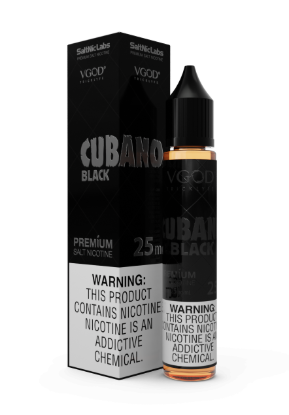 تصویر  سالت نیکوتین ویگاد کوبانو بلک (VGOD SaltNic Cubano Black)