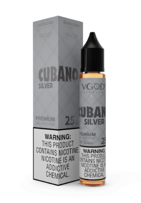 تصویر  سالت نیکوتین ویگاد کوبانو سیلور (VGOD SaltNic Cubano Silver)