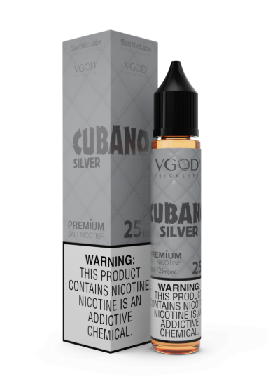 تصویر  سالت نیکوتین ویگاد کوبانو سیلور (VGOD SaltNic Cubano Silver)