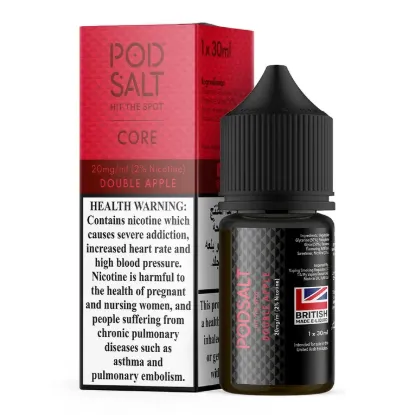 تصویر  سالت نیکوتین پاد سالت دو سیب (PodSalt Pod Core Double Apple)
