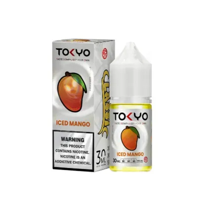 تصویر  سالت نیکوتین توکیو ۳۰ میل آیسد منگو انبه یخ (Tokyo SaltNic 30ML ICED MANGO)