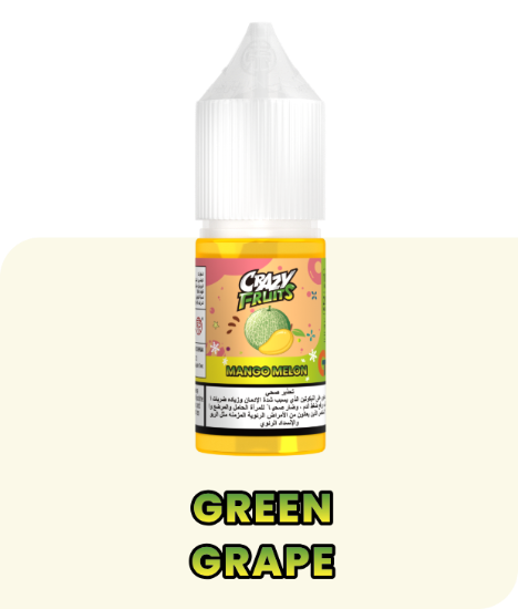 تصویر  سالت نیکوتین توکیو کرزی فروت سیب سبز ۱۰ میل (Tokyo CRAZY FRUITS 10ML SALTNICOTINE GREEN APPLE)