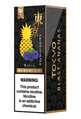 تصویر  سالت نیکوتین توکیو گلدن آناناس یخ ۳۰ میل (Tokyo Golden 30ml BLAST ANANAS)