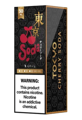تصویر  سالت نیکوتین توکیو گلدن نوشابه گیلاس ۳۰ میل (Tokyo Golden 30ml CHRRY SODA)